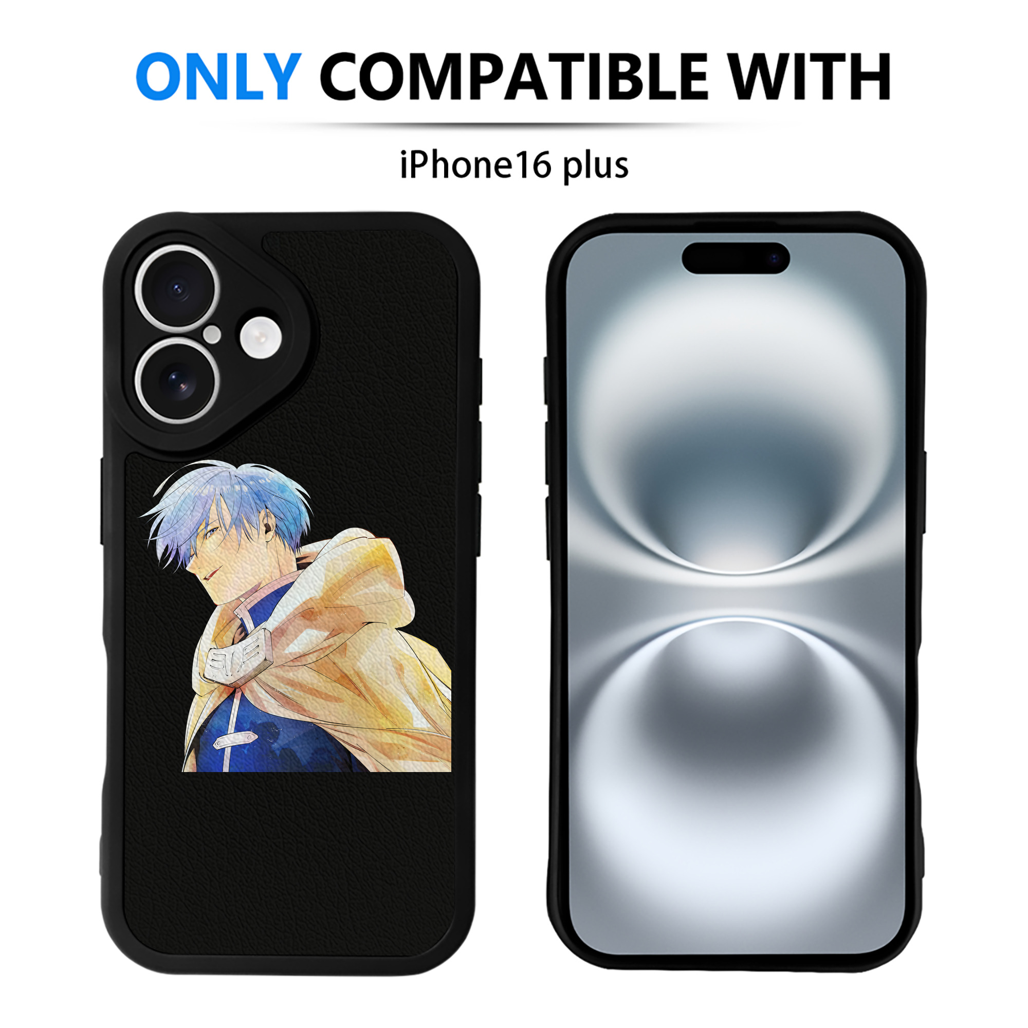 （画像用） 葬送のフリーレン Frieren 【iPhone 16シリーズ対応】シリコンスマホケース（レザー調） 材質：シリコン